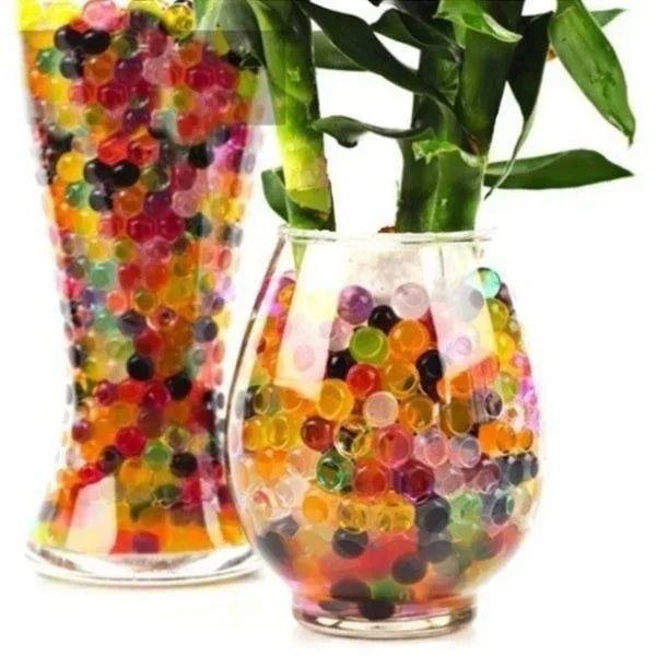 10000Pcs Water Beads Pearl Shaped Crystal Soil Water Beads Mud Grow Magic Jelly Balls Wedding Home Decor