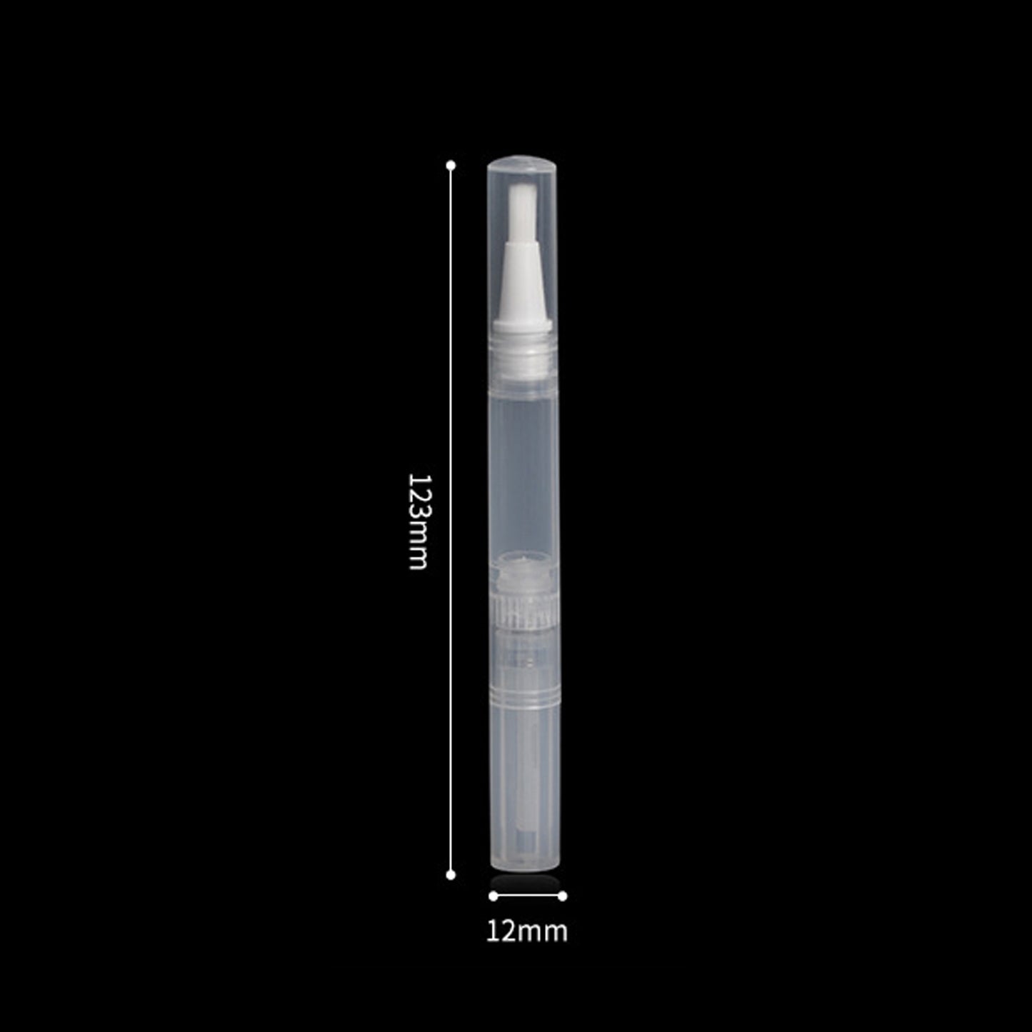 1/2/3/5pcs Empty Twist Pen Nail Oil Pen Cuticle Revitalizer Treatment Manicure Soften Pen Nail Cuticle Oil Pen Nail Art Tool