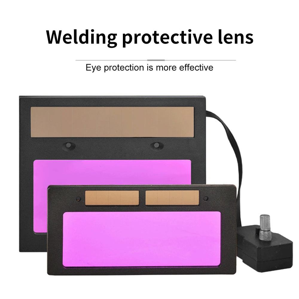 Electric Welding Protective Lenses Solar Dimming Protection Splash Proof Auto Darkening Filter Welding Glasses Accessories