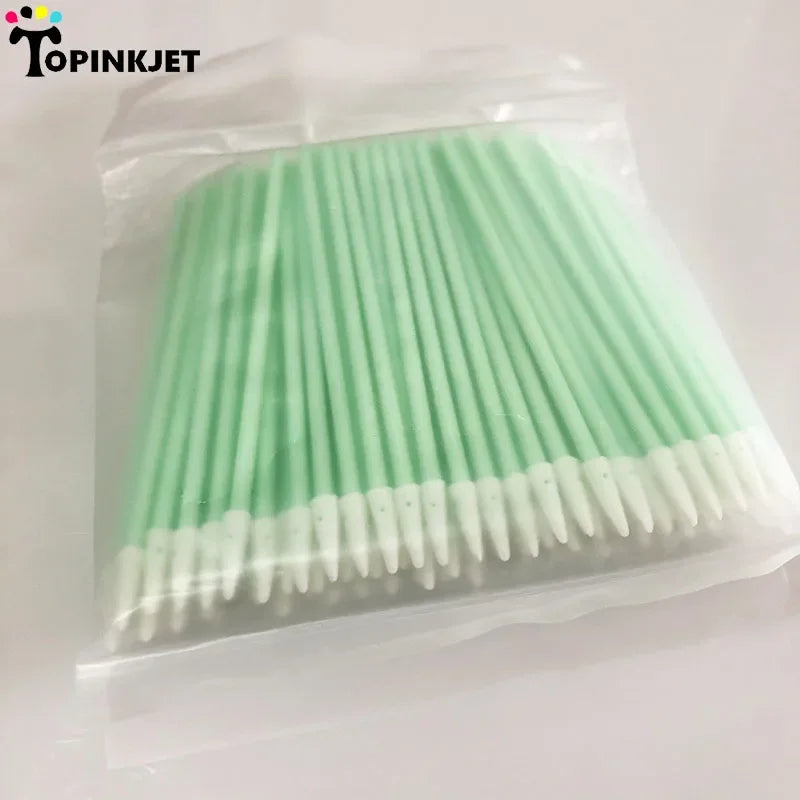 100pcs/bag Fiber Optic Cleaning Tool Micro Cleaning Foam for Fiber Cleaning Printhead Cleaning Tool