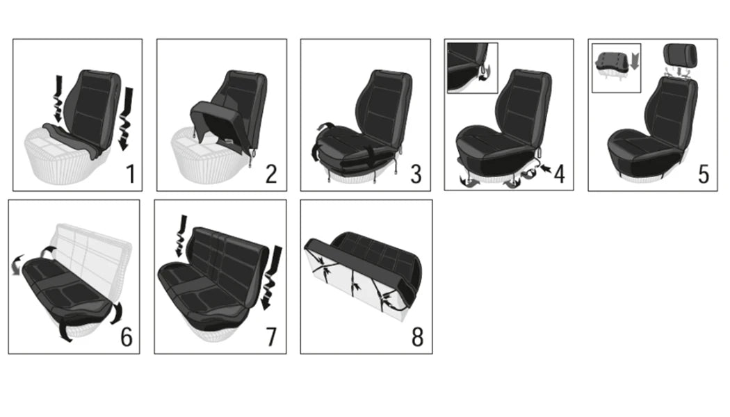 AUTO PLUS Universal Fabric Car Seat Covers Fit For Most Car Suv Truck Van Car Accessories Interior Seat Covers Car