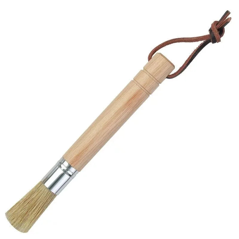 Bean Grinder Coffee Powder Cleaning Brush Ebony Beech Coffee Bar Pig Bristle Brush Cleaning Brush Strap Strap