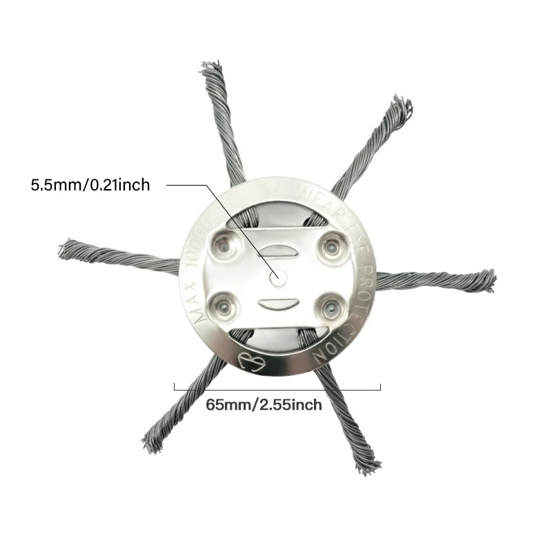 LUSQI Lithium Lawn Mower Head Universal Grass Trimmer Head Removal Of Weed Brushcutter Power Tools Parts For Home Garden