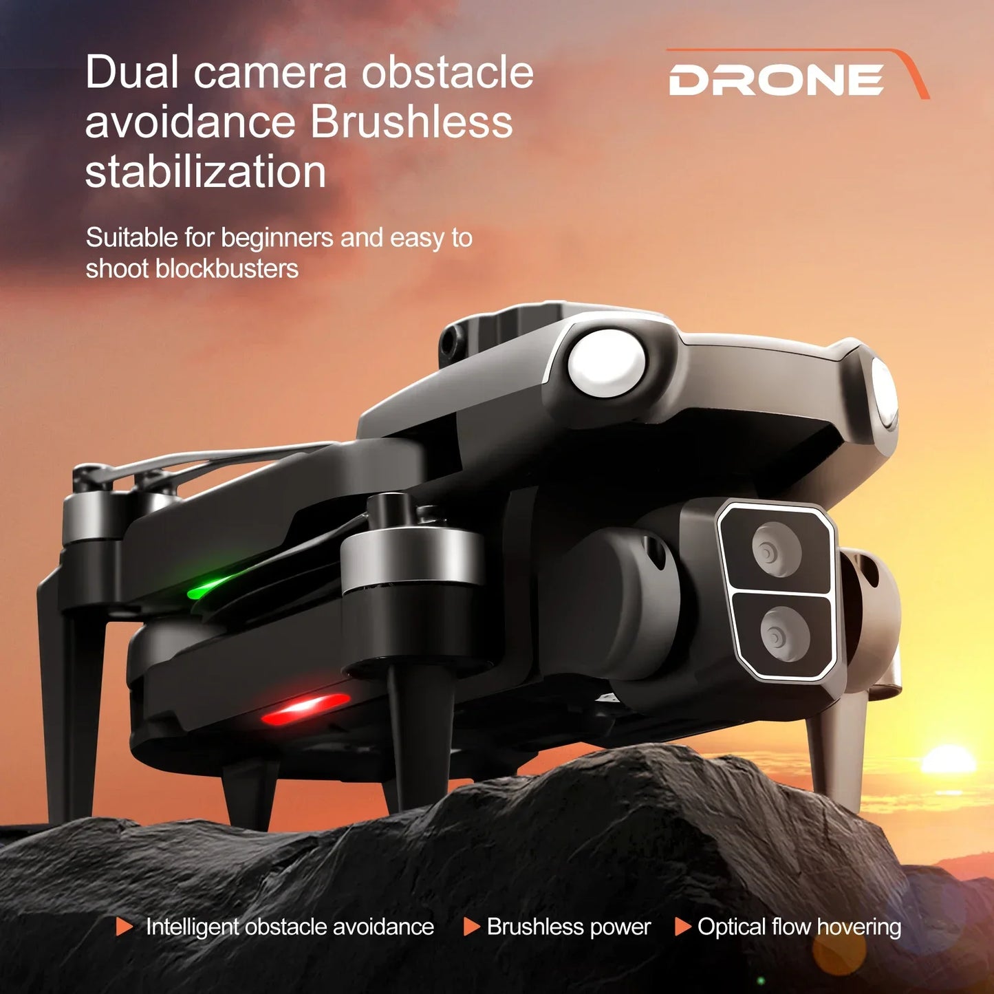 New S119 MAX 5G GPS Drone 8K Professinal HD Camera Wide Angle Optical Flow 360 °Obstacle Avoidance WIFI Brushless RC Quadcopter
