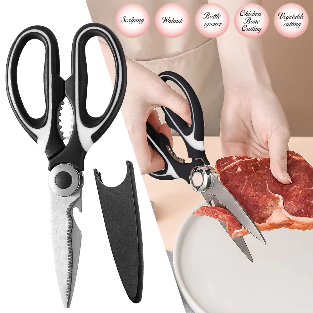 Multi-purpose Food Shears Household Kitchen Chicken Shears Multi-purpose Food Shears Chicken Bone Shears