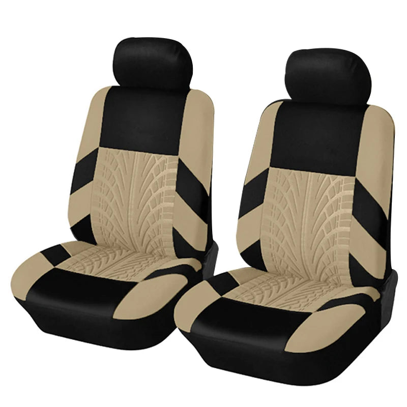 Customized Polyester Four Seasons Universal Full Set Car Seat Covers
