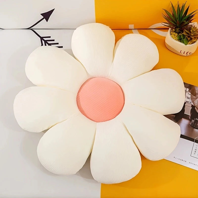 1pc soft and comfortable floral pattern pillow cushion, suitable for bedroom, dormitory, and home decoration