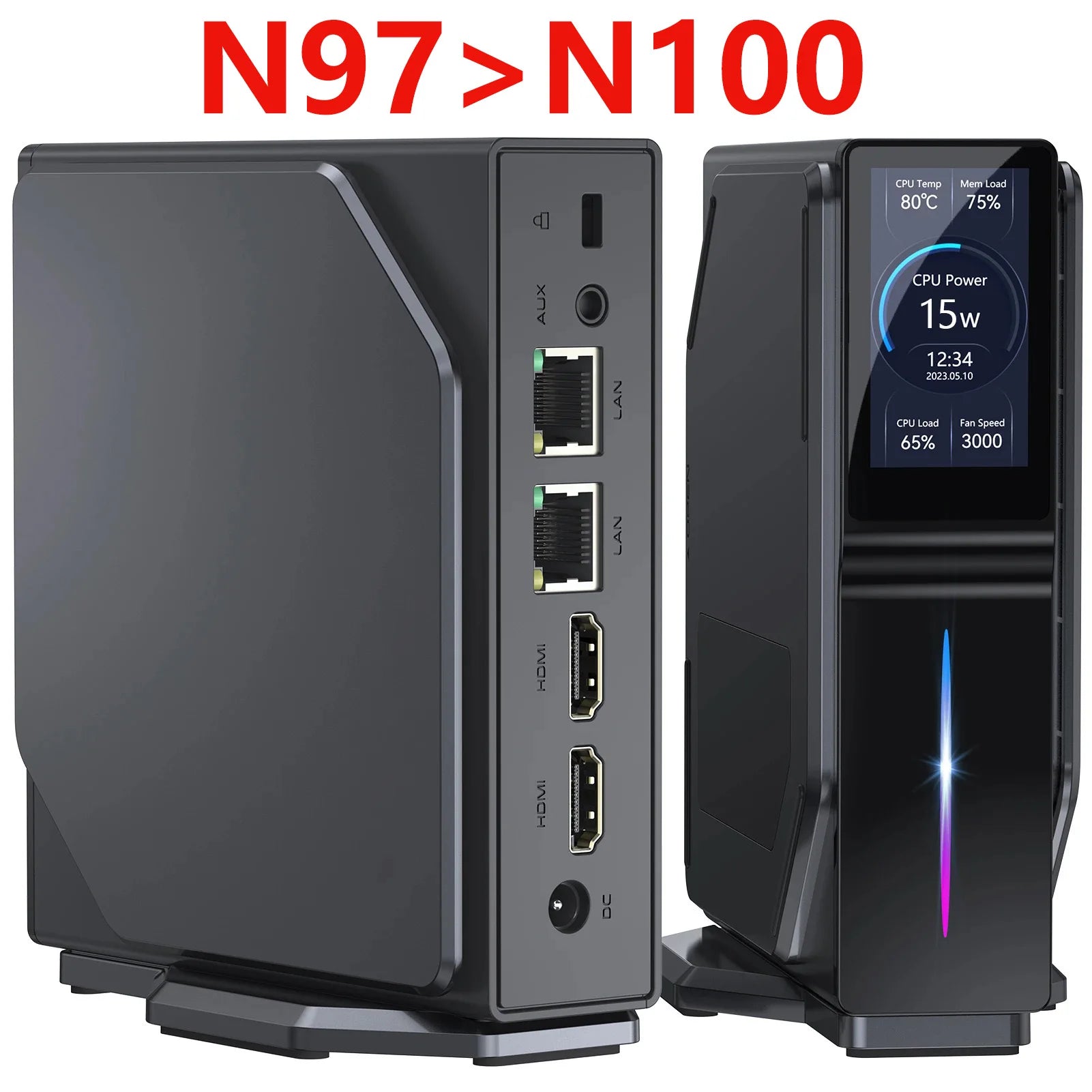 SZBOX S1 Alder Lake-N N97 MINI PC Windows 11 DDR4 3200MHz 16GB
