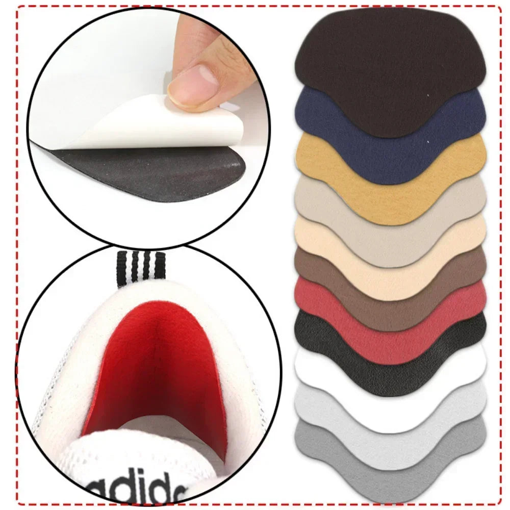 6pcs Sports Shoes Repair Stickers Suede Heel Protector Anti-Wear Repair Holes Self-adhesive Patches Insoles Pad Foot Care Insert