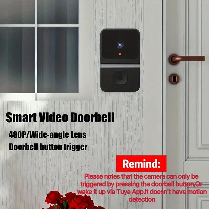 Wireless Doorbell WiFi Outdoor HD Camera Security Door Bell Night Vision Video Intercom Voice Change Home Monitor Door For Phone
