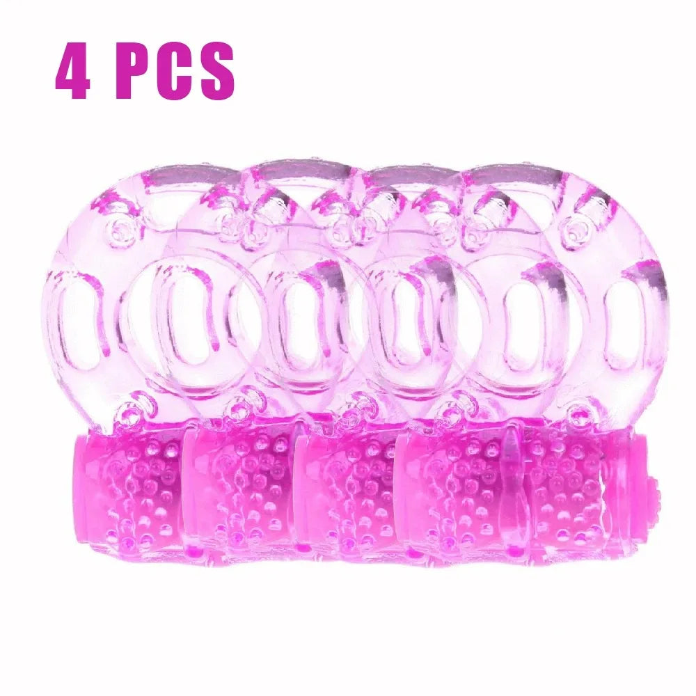 Vibrating Dildos Stimulator Strong Penis Rings Erect Cock ring Cage Erection Enhance Sex Ability Product Sex Toys For Men Couple
