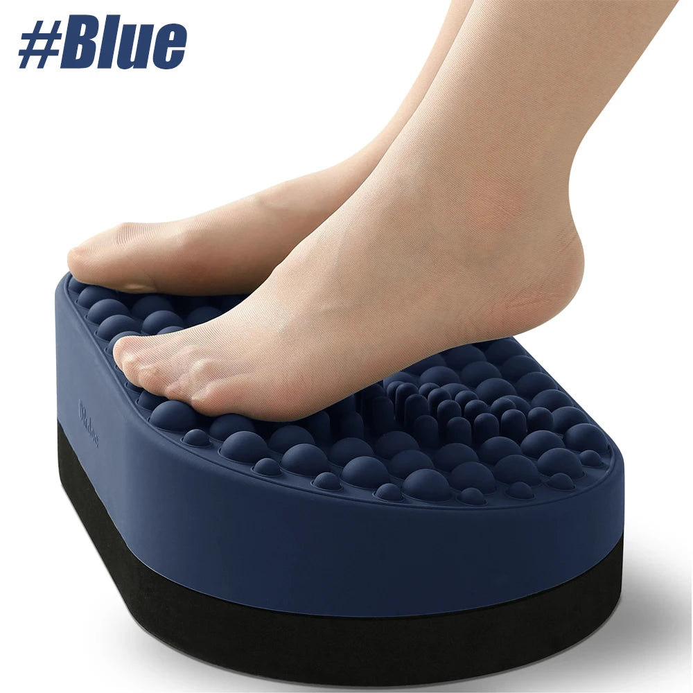 1Pcs Foot Massager Under Desk Footrest,Foot Rest for Under Desk at Work with Massage,Foot Stool Under Desk