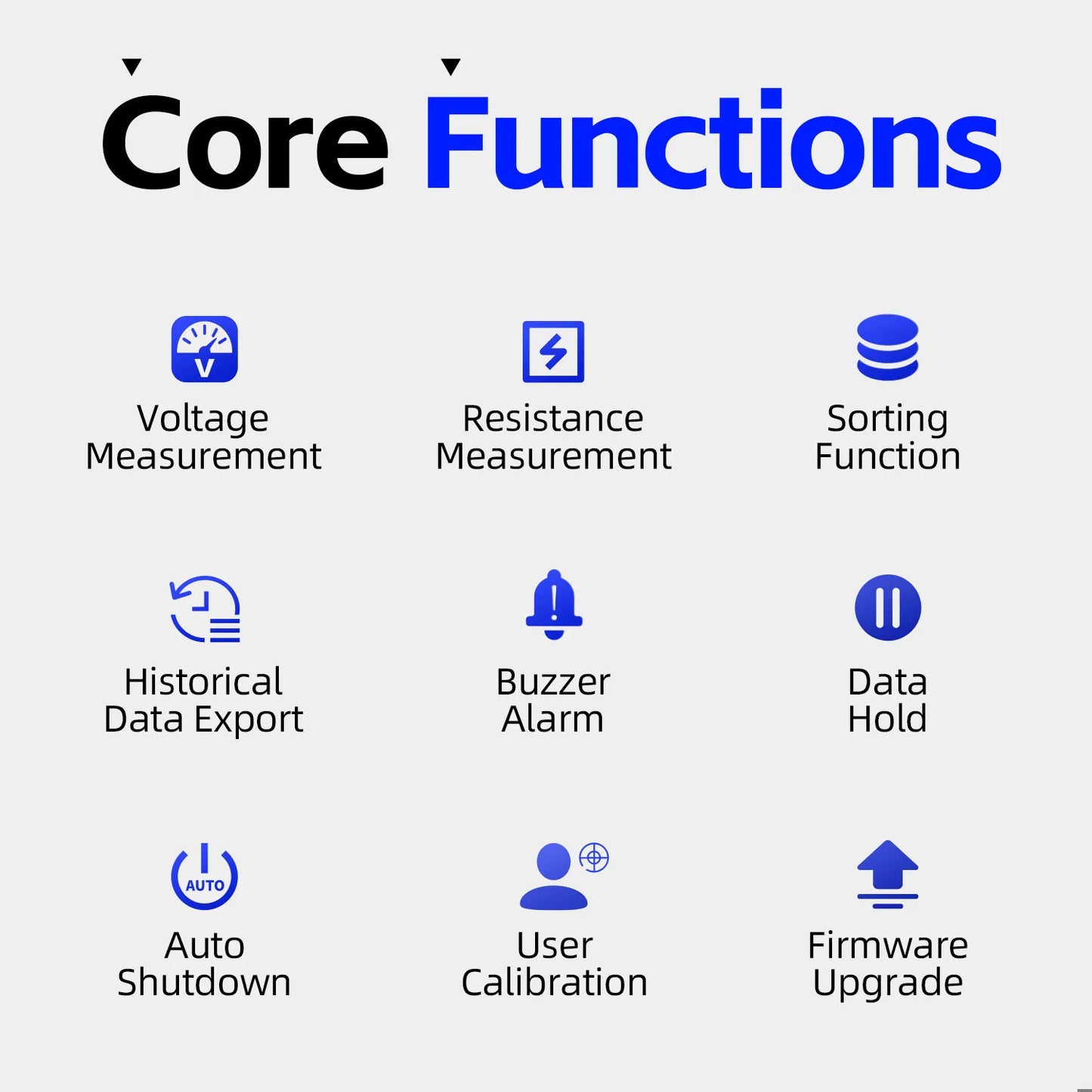 FNIRSI HRM-10 18650 Battery Voltage Internal Resistance Tester High-precision Trithium Lithium lron Phosphate Battery Tester