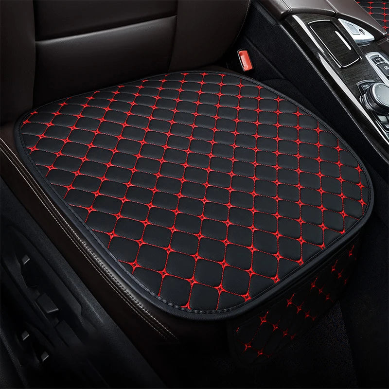 New Pu Leather Car Seat Cover Seat Back Cushion Minimalism Seat Cushion Universal Wear-resistant and Durable Four Seasons