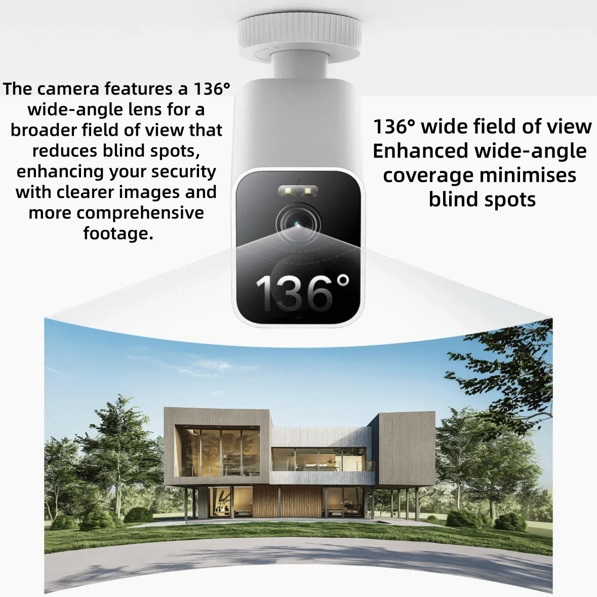 Xiaomi BW500 Outdoor Camera 2.5K HD Night Vision 10m Color AI Security IP67 Waterproof Long Battery Life Smart Home Surveillance