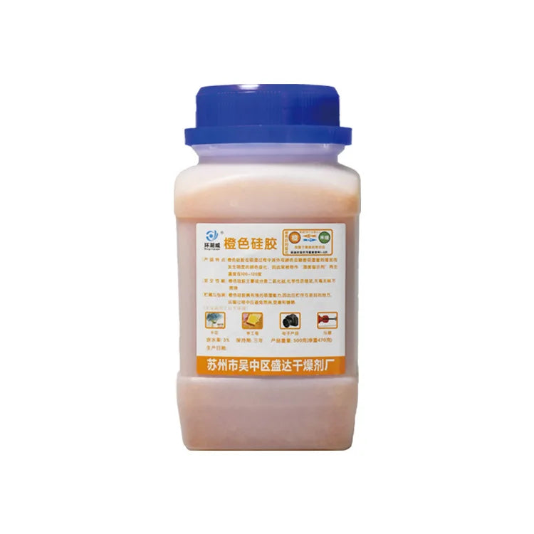 500g Blue/orange Waterproof Reusable Silica Gel Beads Bottles Moisture Absorber Electronic Product Desiccant Dehumidifie