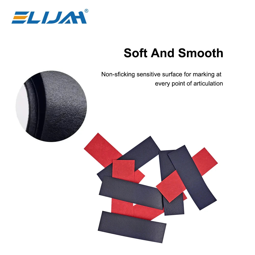 ELIJAH Dental Articulating Paper Dentista Blue Red Double-sided Bite Strips Oral Dentist Teeth Whitening Dental Materials Tools