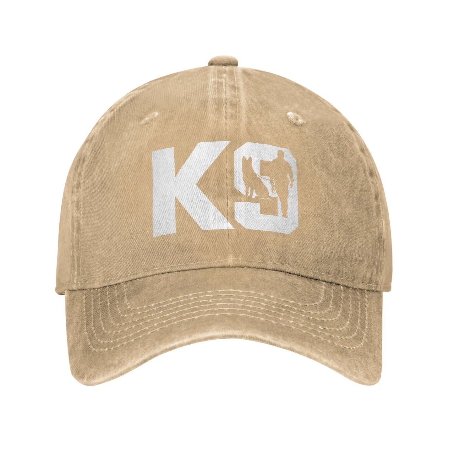 K9-Unit-Malinois-Team Handler Men Women Baseball Cap Tactical Police Dog Squad Distressed Denim Hats Vintage Adjustable Headwear