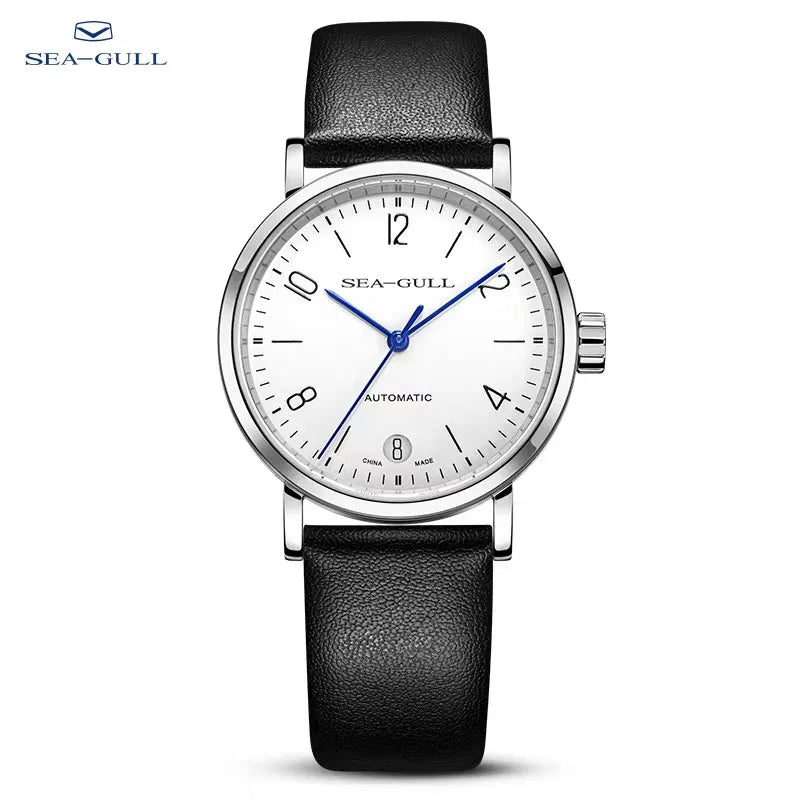 New Seagull Men's Automatic Mechanical Watch Official Authentic Bauhaus Business Casual Mechanical Wristwatch 819.17.6091