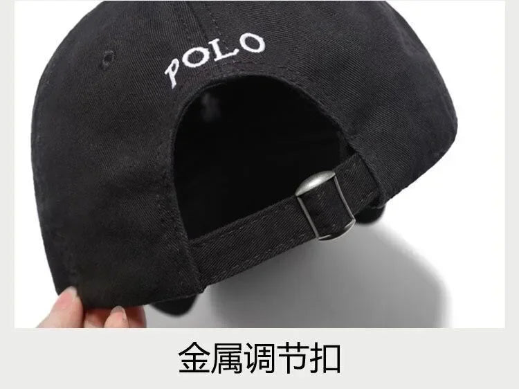 Unisex Baseball Cap Fashion Women's Hats Cotton Dad Polo Embroidery Cap Casual Men's Baseball Caps Soft Breathable Golf Sun Cap