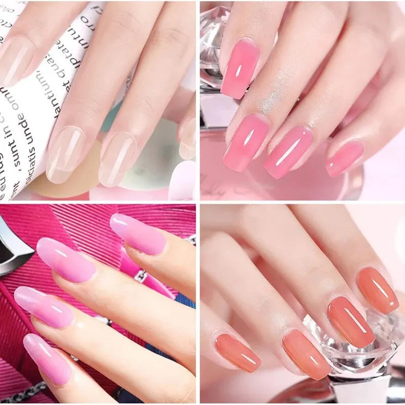 30ml Quick Extension Gel Polish Slip Solution Gel Brush Nail Permanent Liquid Painless Acrylic Nail Art Extension Tool