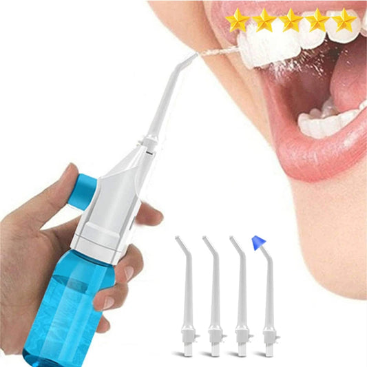 Portable Oral Irrigator Water Flosser Dental Water Toothbrush Toothpick Nasal Irrigator Implement Teeth Cleaner Water Flossers F