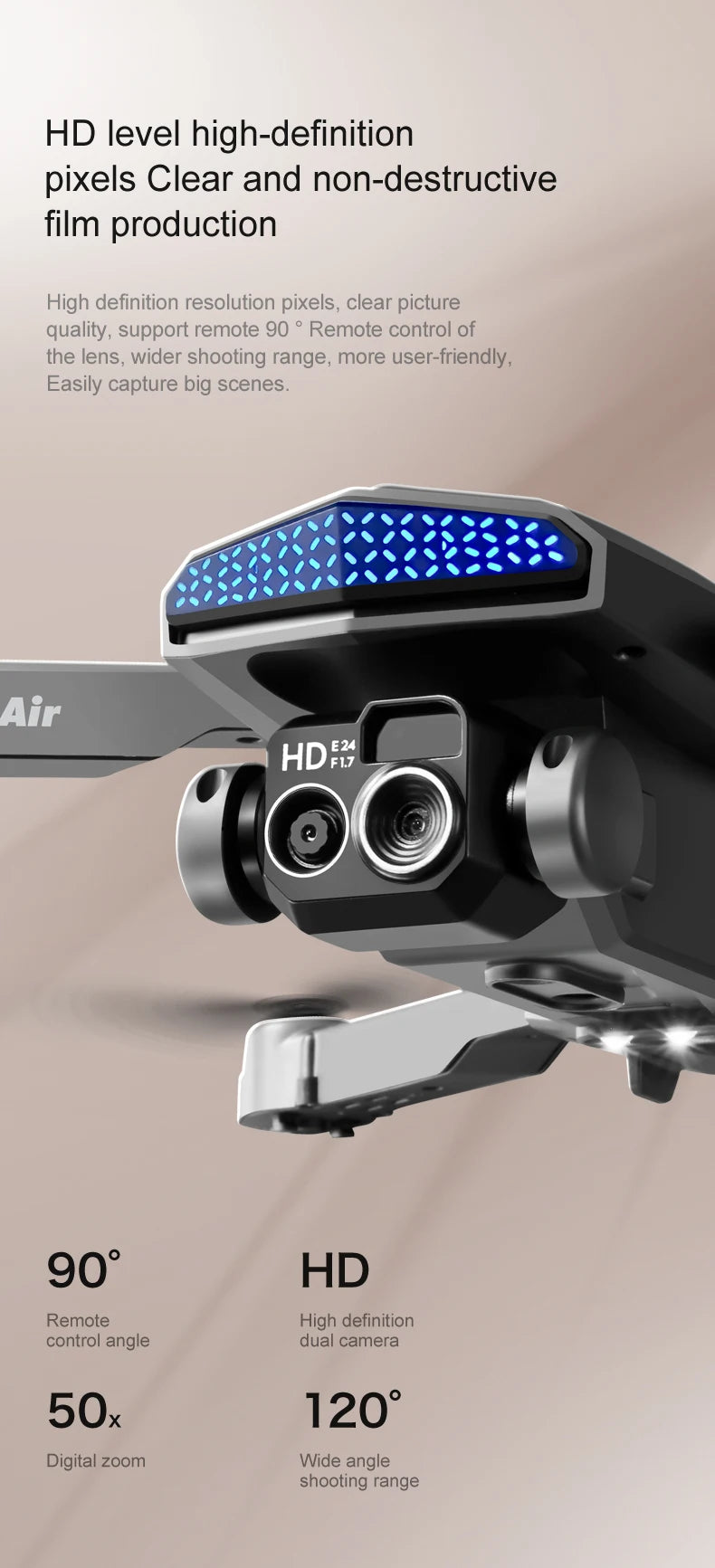 New D6 Air Drone 8K Professional 4K HD Dual ESC Camera Optical Flow 540°Obstacle Avoidance WIFI FPV RC Foldable Quadcopter Dron