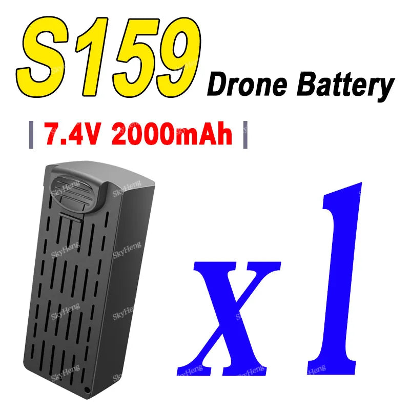 Original S159 8K 5G GPS Drone Battery 7.4V 2200mAh Battery For S159 Aerial Spare Battery Accessories Parts