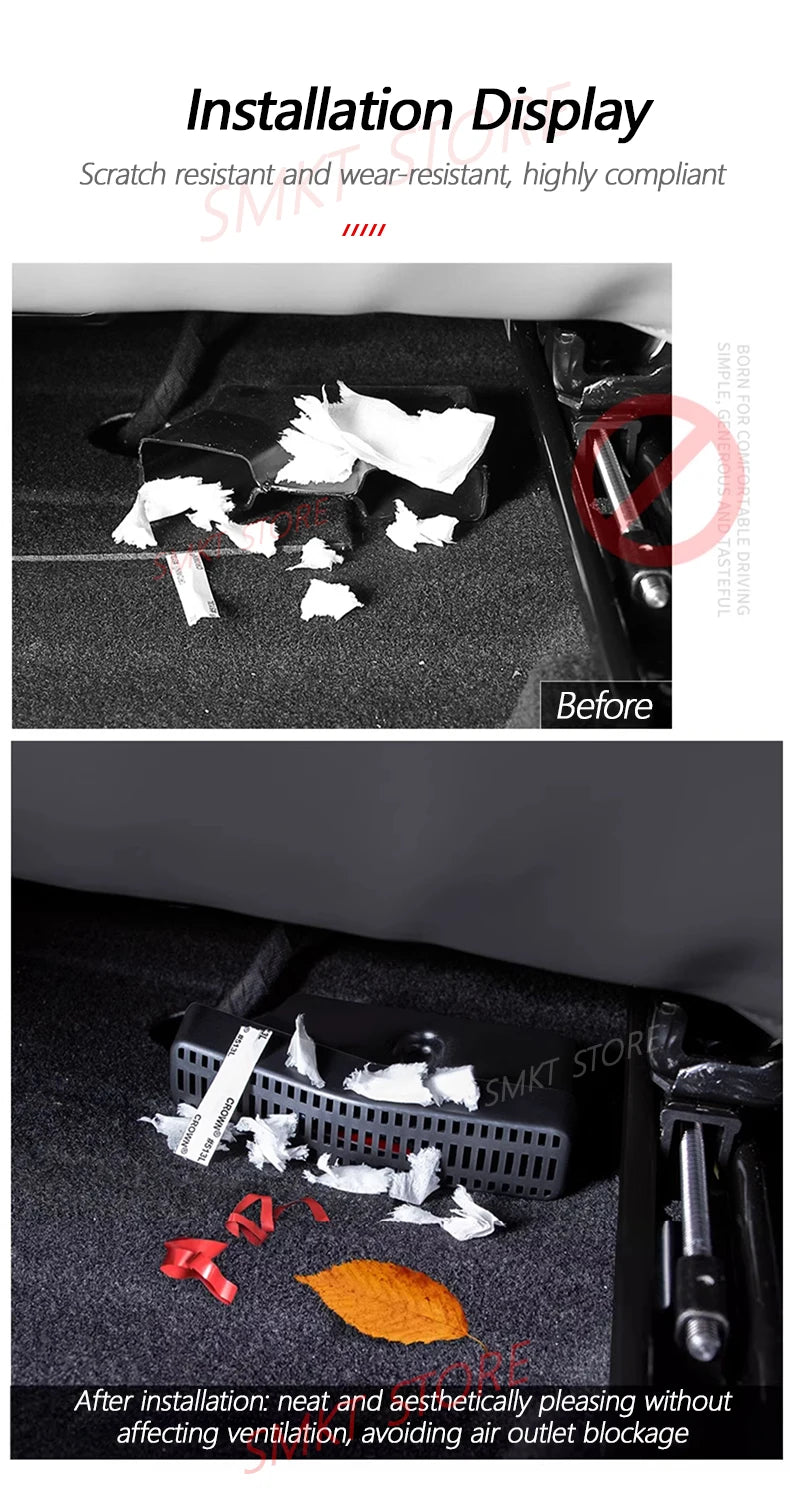 For Chery Jetour Traveller T2 Air Vents Cover Under Seat Outlet Protector Anti-blocking Sand 2023 2024 Interior Car Accessories