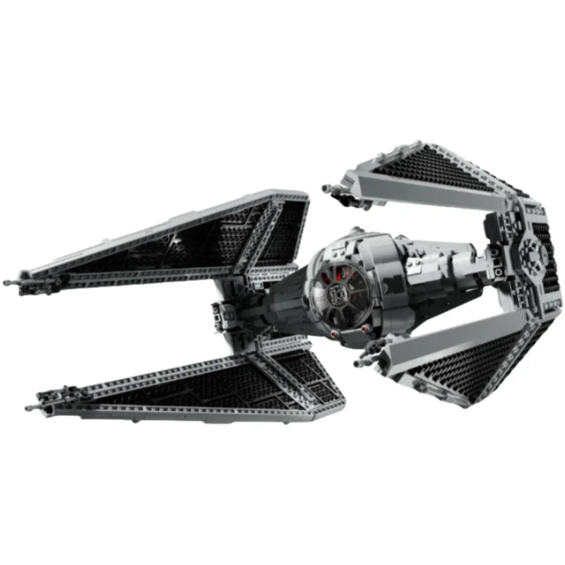 New Spaceship TIE 1931Pcs Interceptors Bricks Model Sets Building Blocks Modified from Imperial Fighters Assembly MOC Toys Gifts