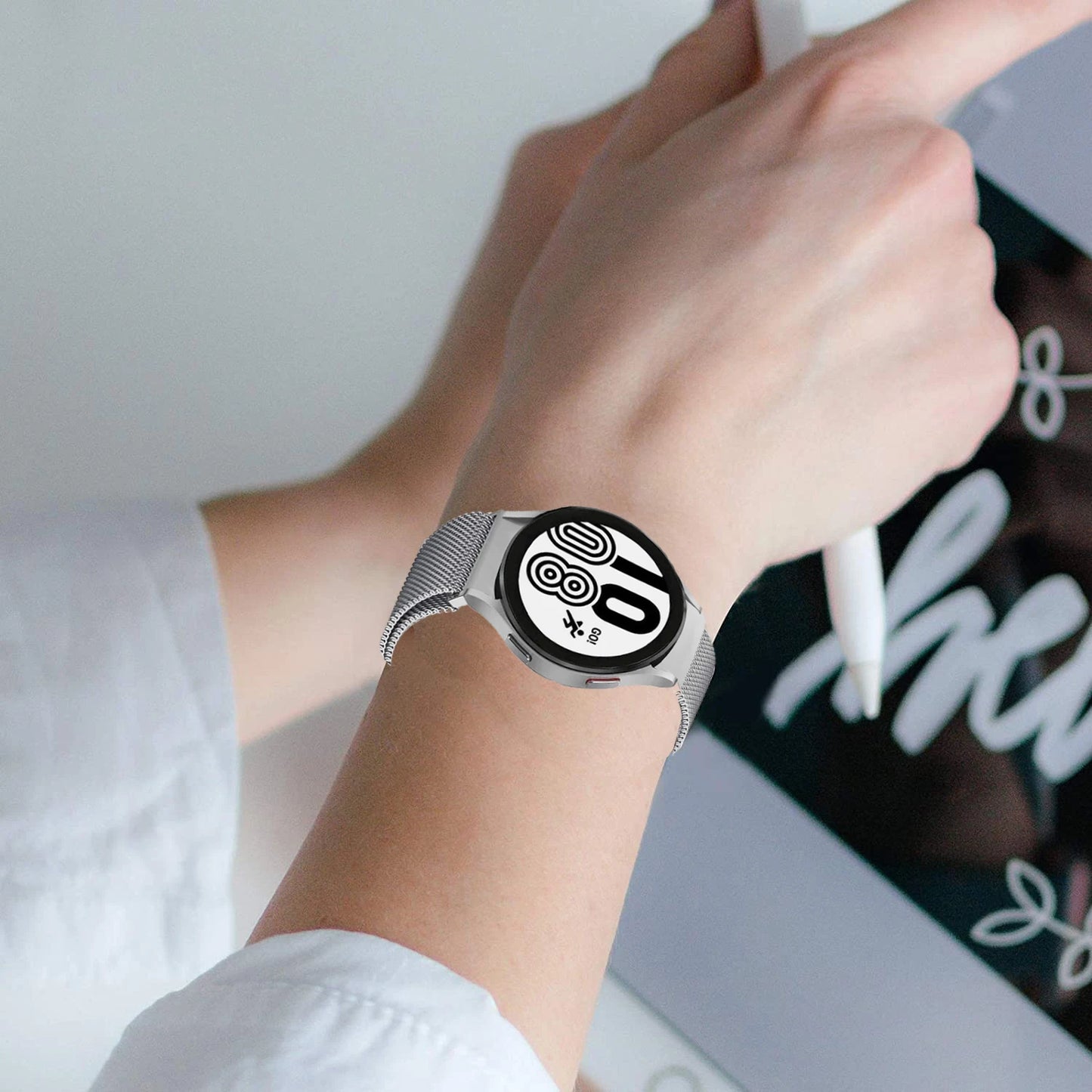 No gap Bracelet for Samsung Galaxy Watch 7 6 5 4 44mm 40mm/6 Classic 47mm 43 46mm Metal Magnetic Strap for Watch 5 Pro 45mm Band