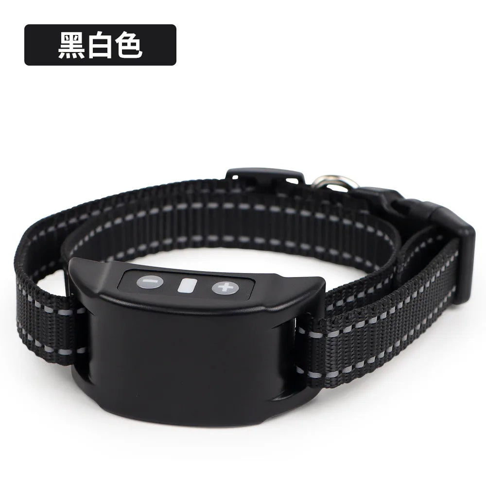 Electric Dog Training Collar Waterproof Dog Bark Collar Pet Usb Rechargeable Vibration Anti Barking Device Bark Deterrents