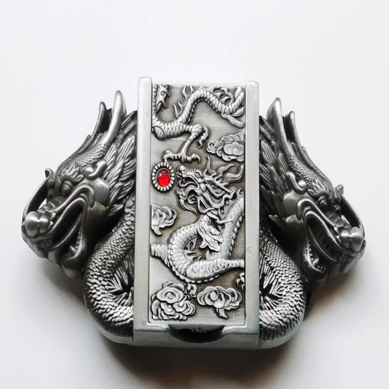 Poker PlayCard series Kerosene Lighter belt buckle, popular in Europe and America