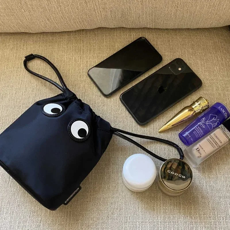 Lightweight Waterproof Storage Bag Drawstring Bag for Going Out Korean ins Baba Mommy Bag 2024 New Mother and Baby Bag