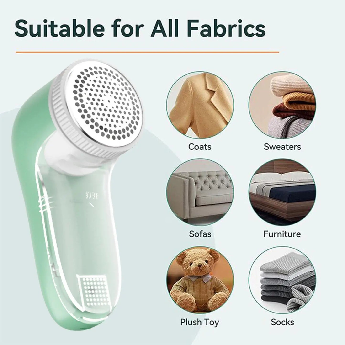 Household Clothing Shaver Fabric Remover USB Rechargeable Electric Hair Remover Portable Fluff Trimmer Professional Hair Remover