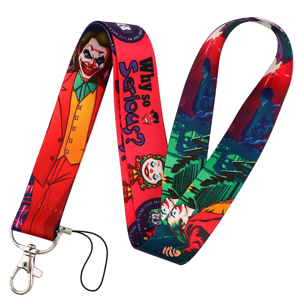 KKZ004 Mickey&Minnie Stitch Lanyard For Keys Keychain Badge Holder ID Credit Card Pass Hang Rope Lariat Phone Charm Gift