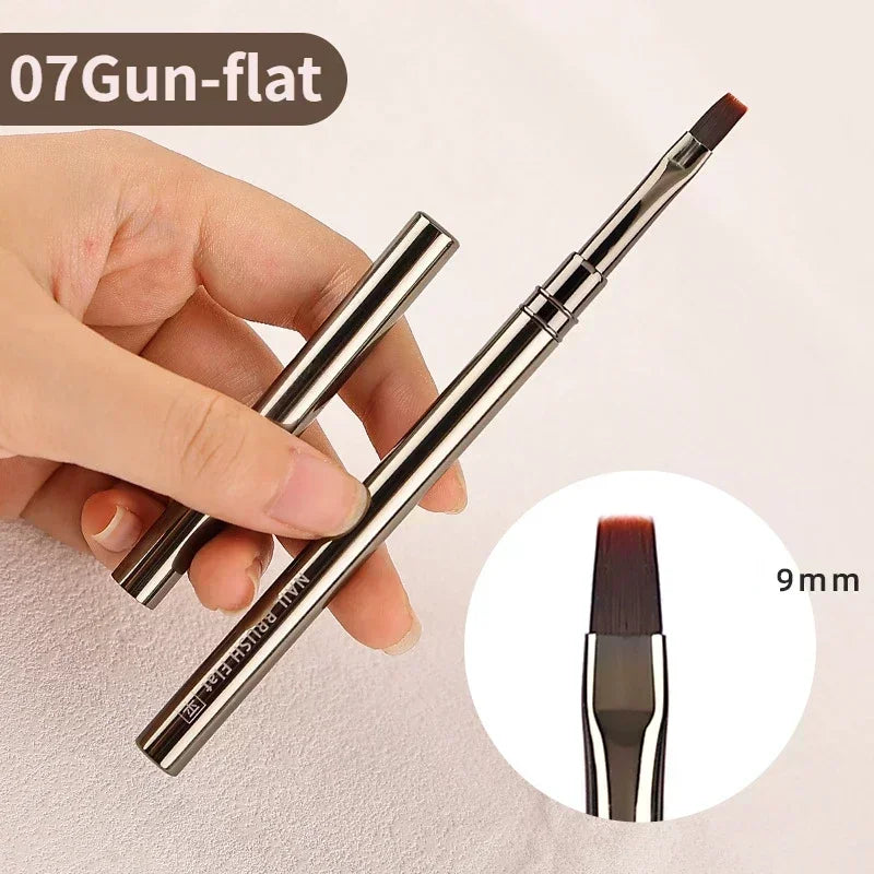 1/2pcs Professionnel Brushes Tools Nail Glue Phototherapy Pen UV Gel Brush Pen Acrylic Nail Art Painting Drawing Brush Manicure
