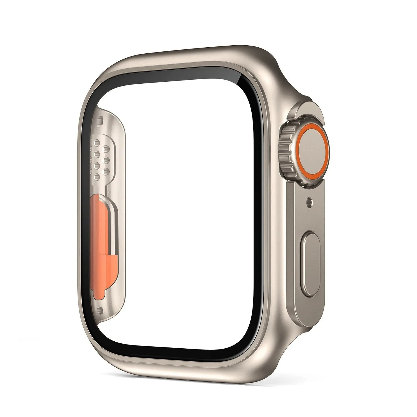 Glass+Case for Apple Watch 46mm 44mm 45mm 41mm 40mm 38mm 42mm Screen Protector Change Ultra Bumper iWatch Series 10 9 8 7 SE 6 5