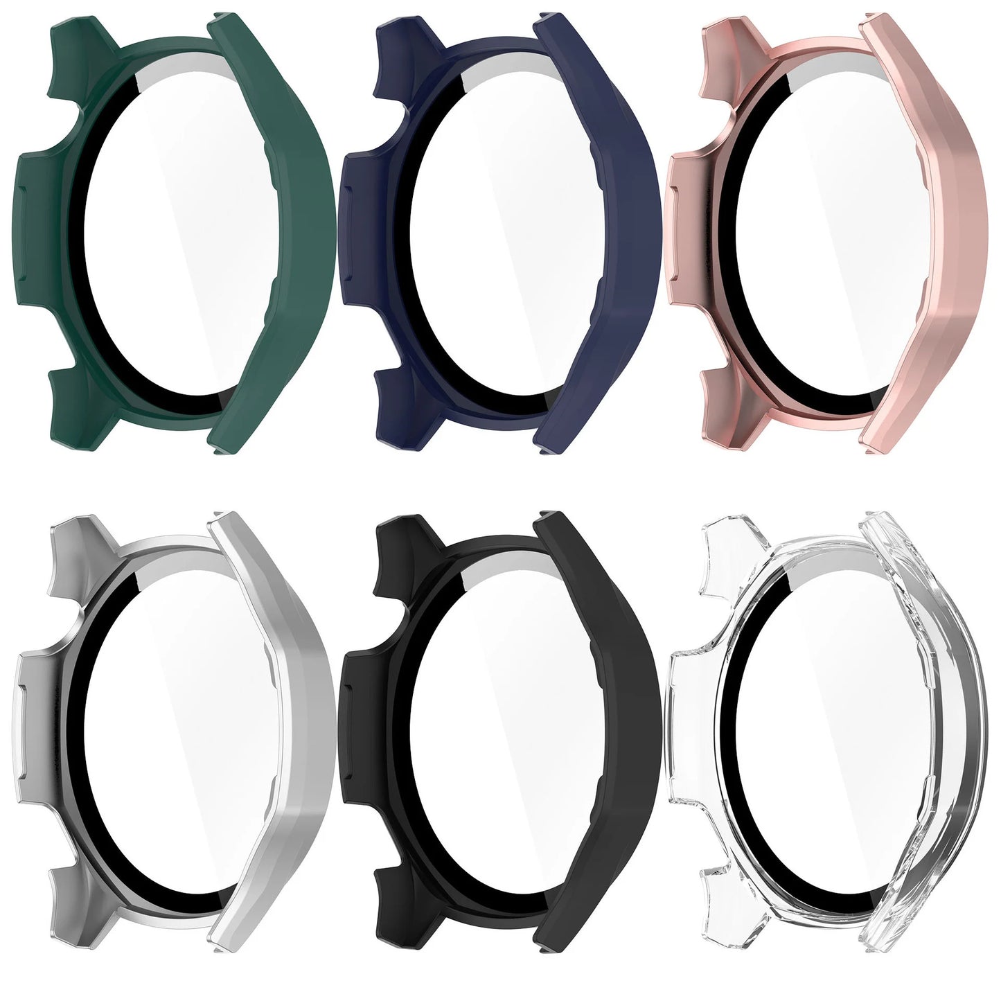 PC +Tempered Glass Case For Huawei Watch GT 5 Pro 46mm / GT5 46MM  Full Cover Screen Protector Bumper for Huawei Watch GT 5Pro