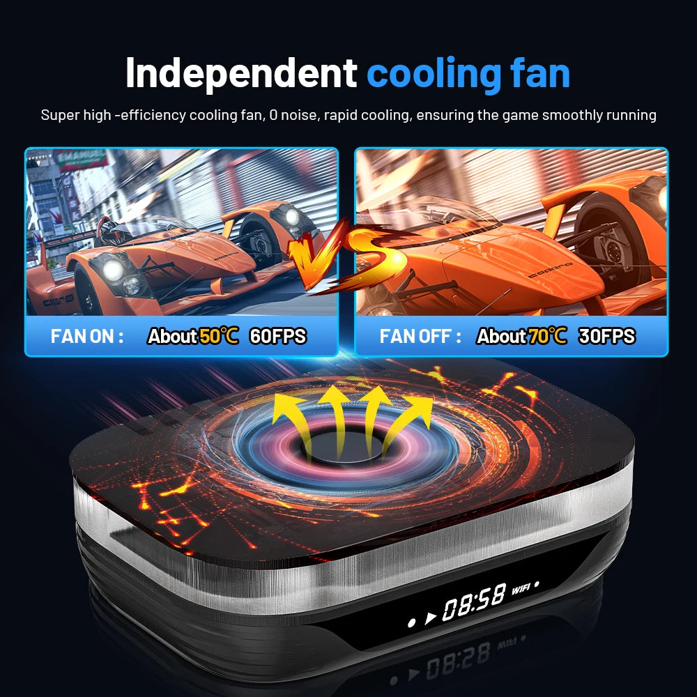 KINHANK Amlogic S905X4 Retro Video Game Console Super Console X4 Plus 90000 Game for 60+ Emulators Arcade/MAME/NAOMI 4K HD TVBox