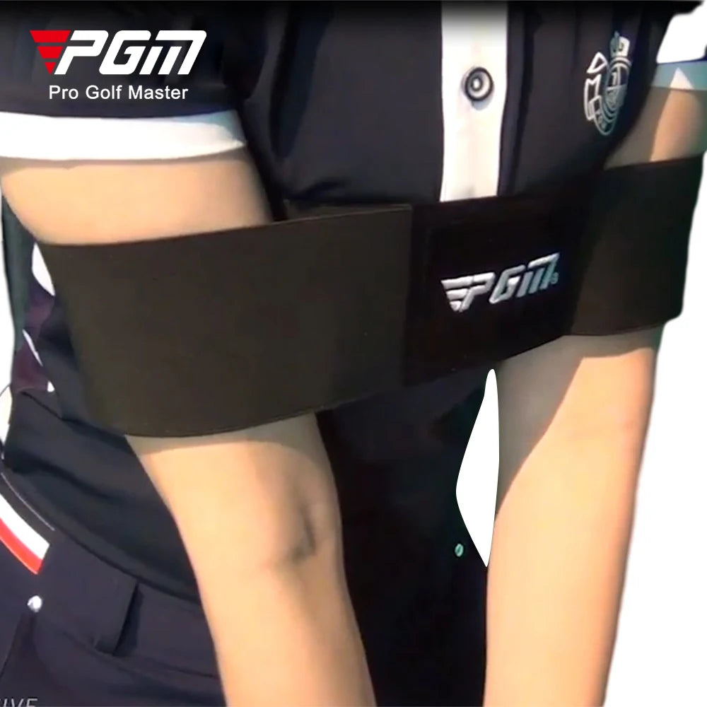 PGM Black Practice Guide for Golf Swing Exercisers Training Aids Outdoor Golf Training Corrective Correction Armband Belt JZQ005