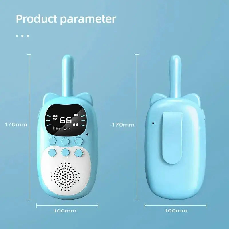 New Walkie Talkie 2pcs Kids Long Distance Electronic Toys Children Baby Radio Phone For Boys Girls Christmas Birthday Gift