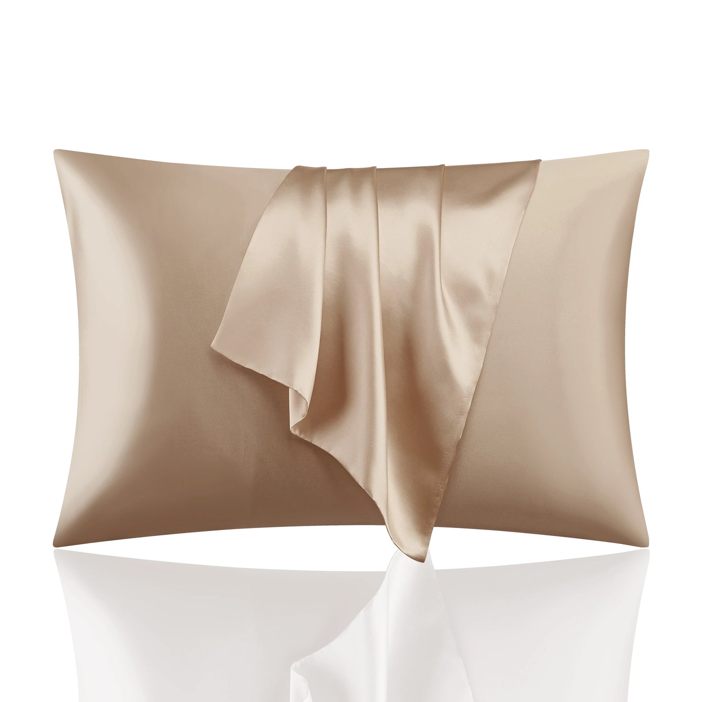 Pillowcase Silk Silky Satin Hair Beauty Soft Anti Frizz Comfortable Pillow Cover Home Decor Bedroom Standard Queen 1PC Durable