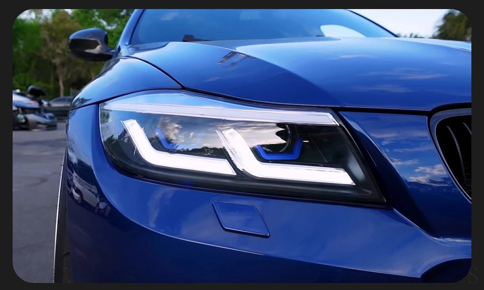 AKD Auto Styling BMW E90 3 Series 2005-2012 Headlight Assembly Upgrade Latest G28 Design Dynamic Signal Light LED Headlight Acce