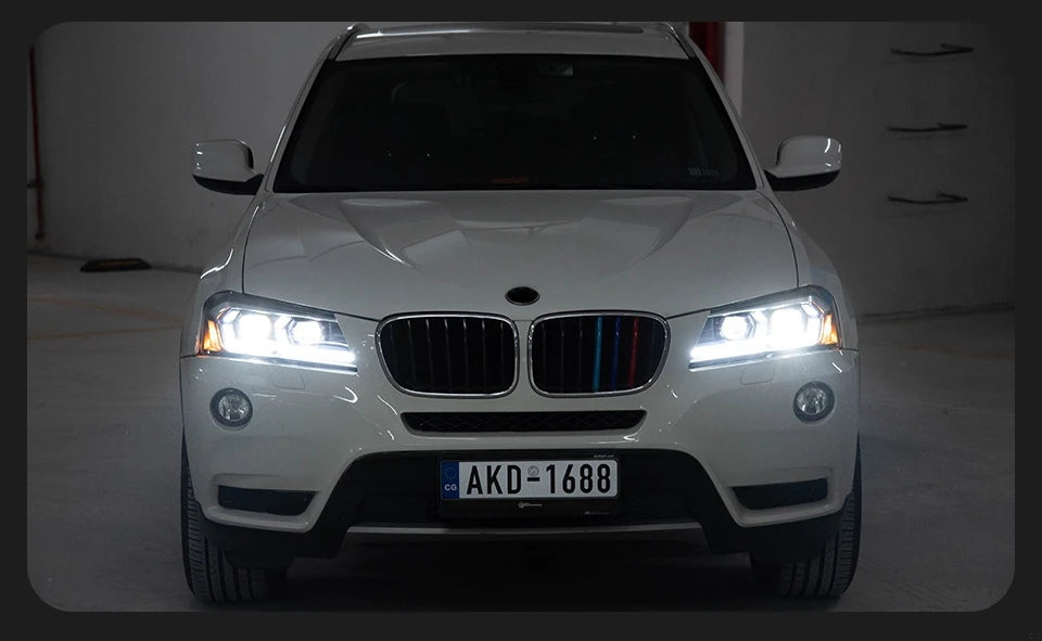 Headlight For BMW X3 F25 LED Headlights 2010-2013 Head Lamp Car Styling DRL Signal Projector Lens Auto Accessories Lights