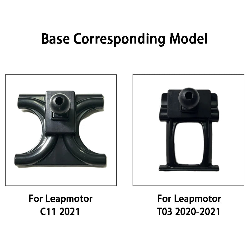 Car Phone Holder For Leapmotor C11 T03 Car Styling GPS Gravity Navigation Bracket Air Vent Mount Bracket Car Accessories