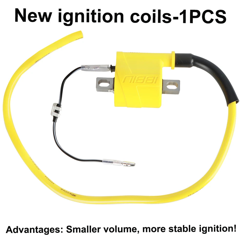 NIBBI 2T/4T Universal Motorcycle Ignition Coil Motocross Racing Coil for Honda ATV Scooter Yamaha Ktm Engine Ignition Parts