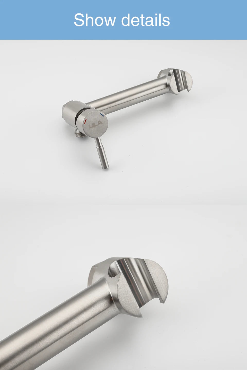 ULA Gold Bidet Faucet Toilet Faucet Stainless Steel Handheld Bidet Sprayer Set Cold Hot Water Mixer Crane Bathroom Shower Head