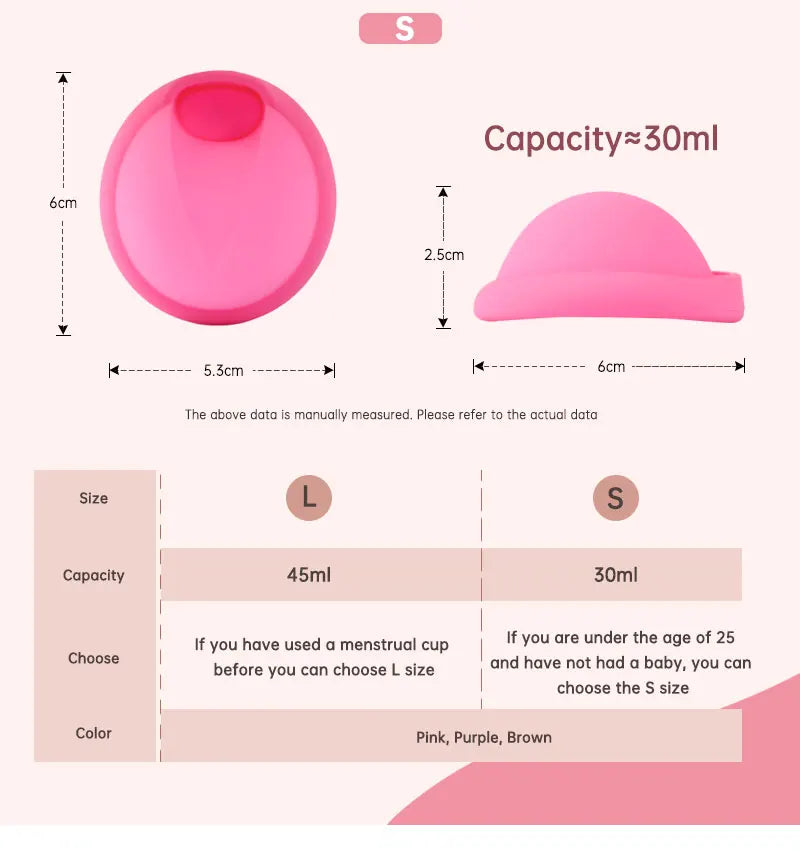 2023 New Menstrual Disk Period Disc Menstrual Collector Silicone Cup Period Cup Feminine Care Tampon Health Beauty Menstrual Cup