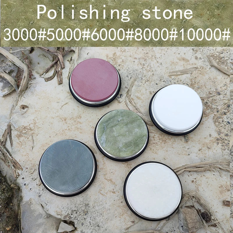 2P Rolling Knife Sharpener Whetstone grinding stone accessory Diamond Kitchen Professional Knife Sharpening Tool Agate Polishing